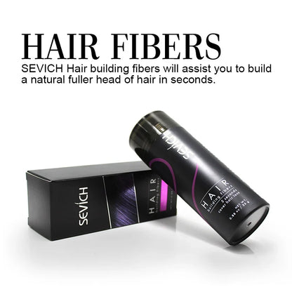 Sevich 2pcs/lot 10 Colors Hair Building Fiber Set Hair Loss Product Keratin Powders Hair Regrowth Treatment With Applicator