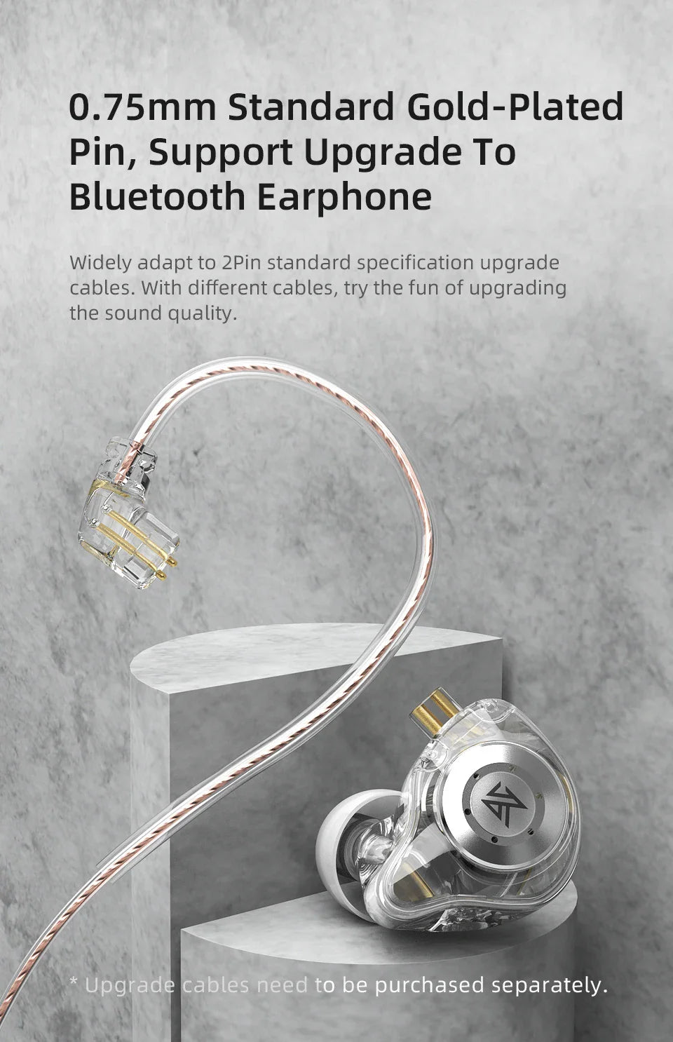 KZ EDX Pro Earphones Dynamic In Ear Monitor HiFi Wired Headphones Bass Stereo Game Music Earplugs Noice Cancelling Headset