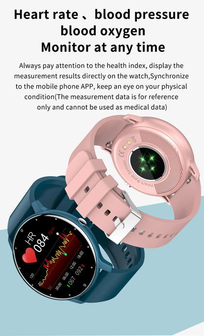 LIGE Waterproof Women Smart Band Watch Real-time Weather Forecast Men Watches Sports Ladies Smart Watch For Women Android IOS