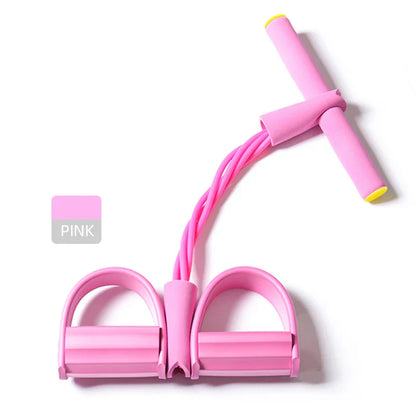 4 Resistance Elastic Pull Rope Training Device, Abdominal Resistance Band, Used In Home Gym, Exercise Training Fitness Equipment