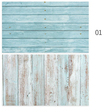 Marble Photography Backdrops 57*87CM 2 Sided Wood Grain Photo Background Wallpaper Studio Waterproof Products Photographic Props