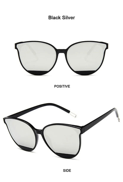 New Arrival 2025 Fashion Sunglasses Women Vintage Metal Mirror Classic Vintage Sun Glasses Female Oculos De Sol Feminino UV400