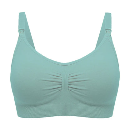 plus Size Seamless Nursing Bra for Women Breathable Maternity Push up Front Closure Underwear Adjustable Straps Wire-Free