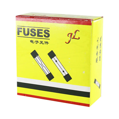 100PCS 5x20mm Fast Glass Fuse Kit In Package 0.2A 0.5A 1A 2A 3A 5A 8A 10A 15A 20A/20V 5*20mm Insurance Tube Package