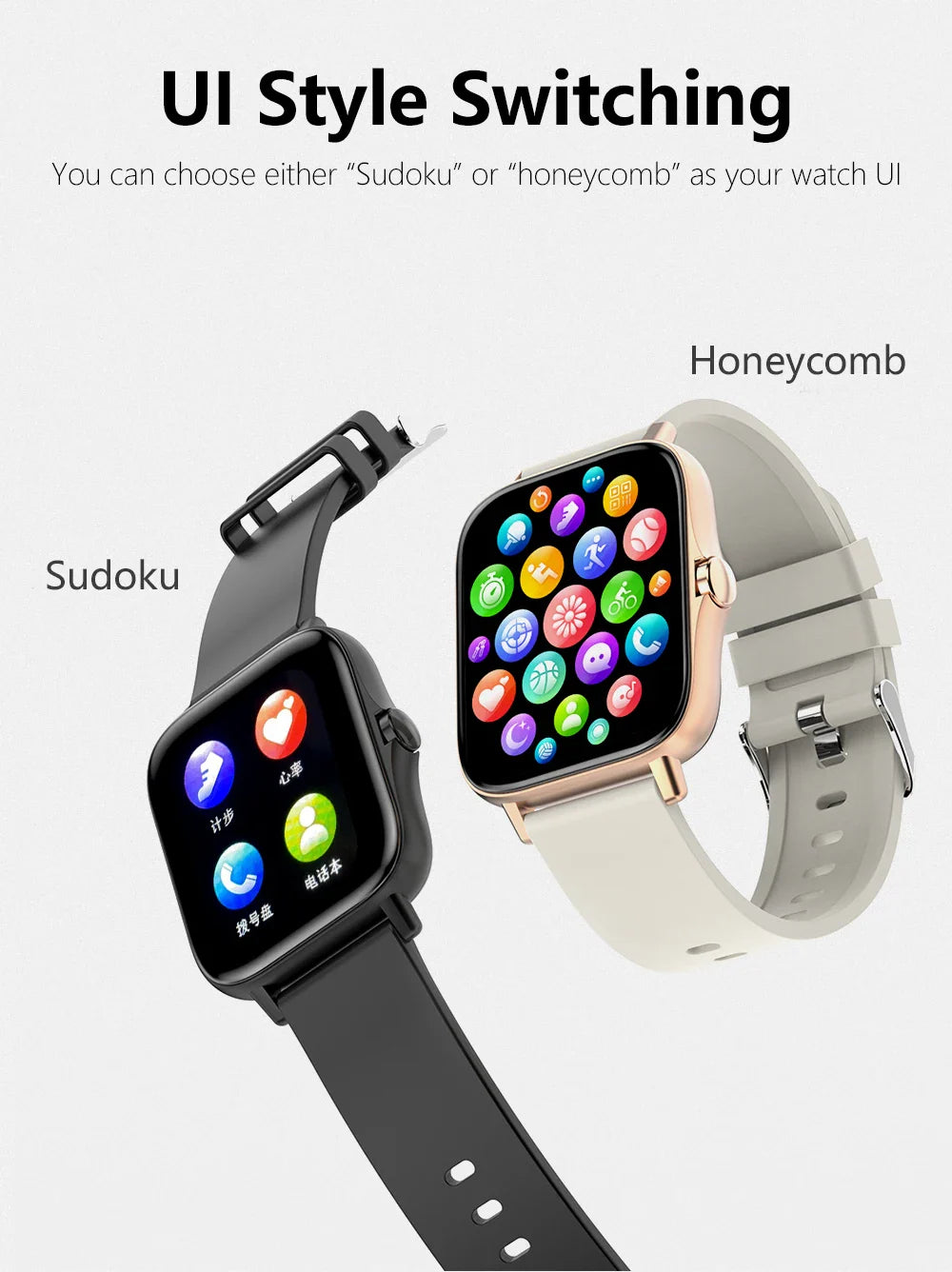 2026 New Multifunctional Smart Watch Men & Women Bluetooth Connected Phone Music Fitness Sports Bracelet Sleep Monitor watch