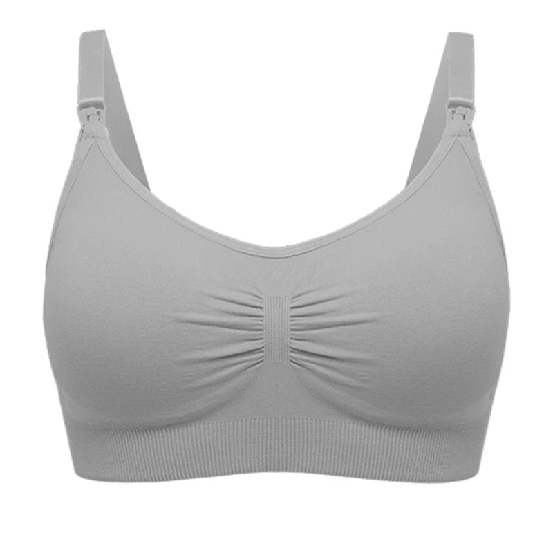 plus Size Seamless Nursing Bra for Women Breathable Maternity Push up Front Closure Underwear Adjustable Straps Wire-Free