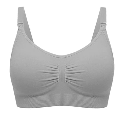 plus Size Seamless Nursing Bra for Women Breathable Maternity Push up Front Closure Underwear Adjustable Straps Wire-Free
