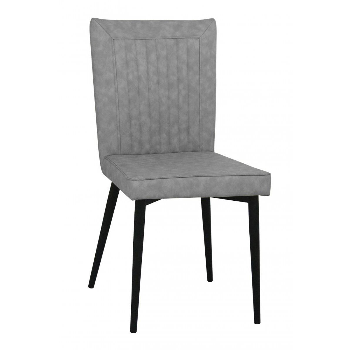Hoskin PU Chair - Grey