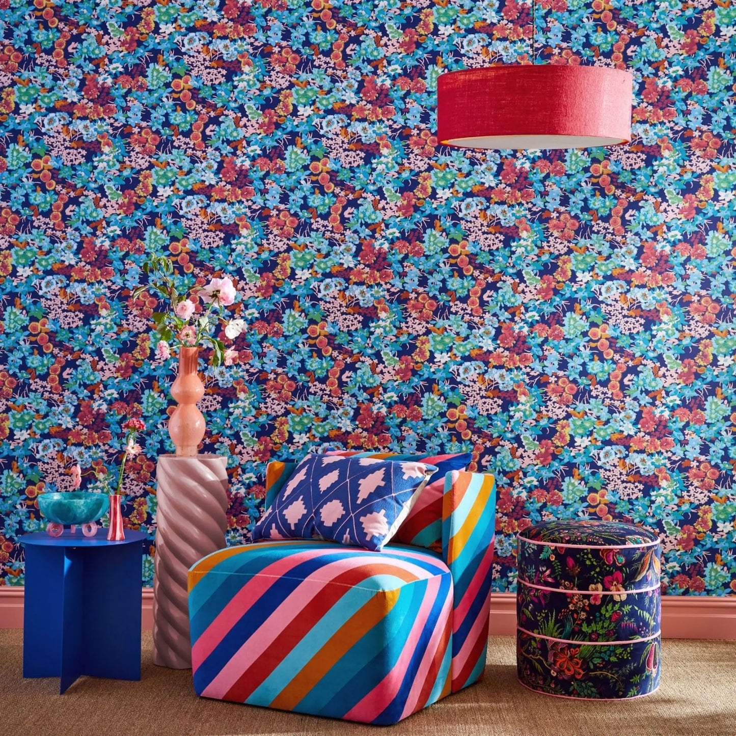 Sherbet Stripe Velvet