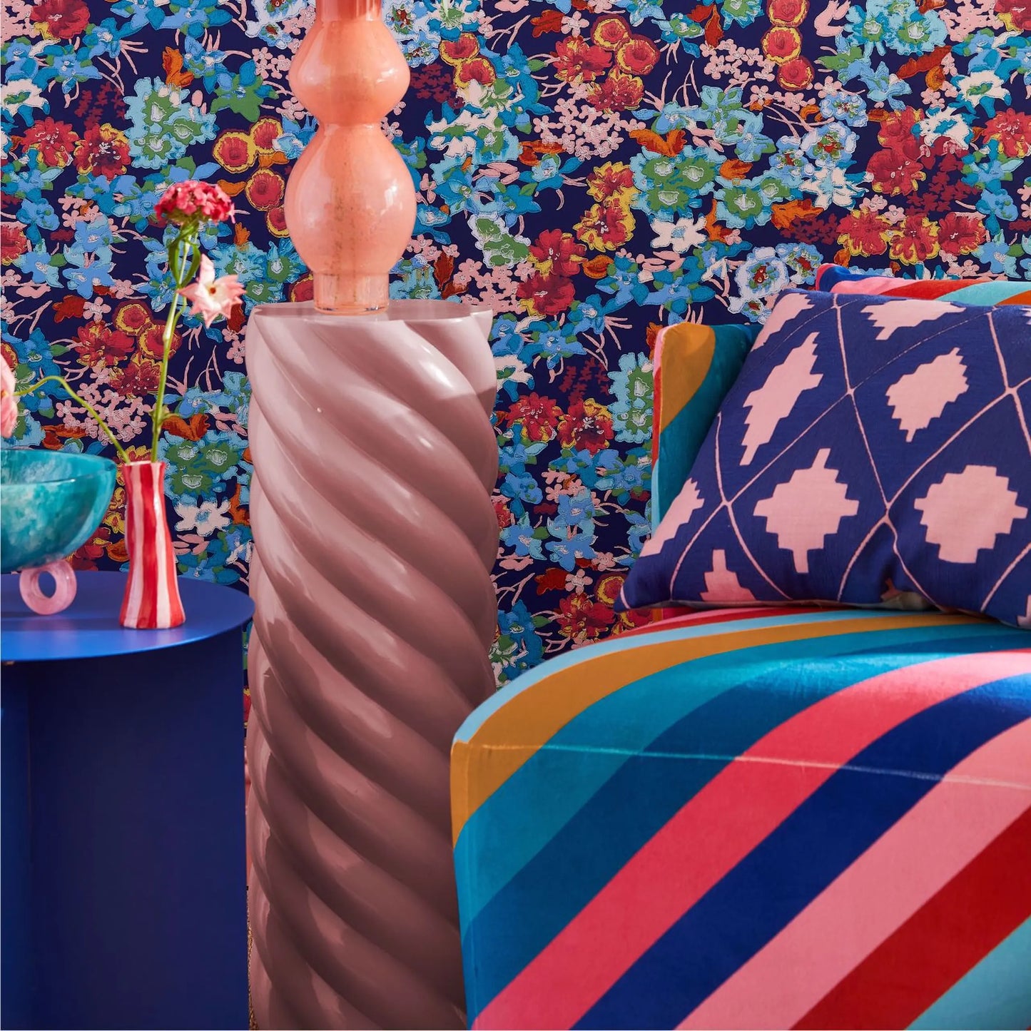 Sherbet Stripe Velvet
