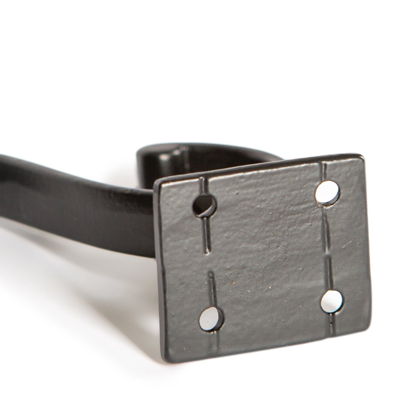 35mm x 80mm Black Square Back Hat & Coat Hook