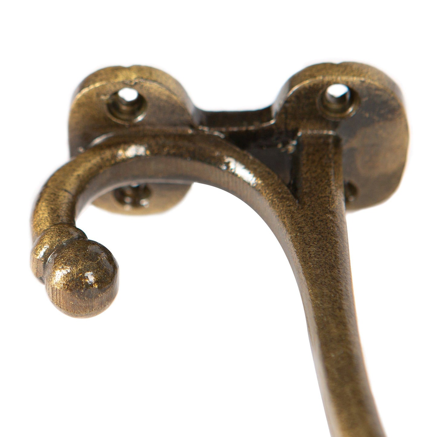 35mm x 85mm Flat Top Ball End Brass Hat & Coat Hook