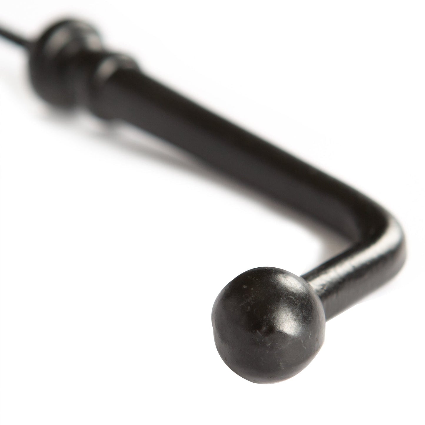 20mm x 60mm Black Flat Top Screw Hook