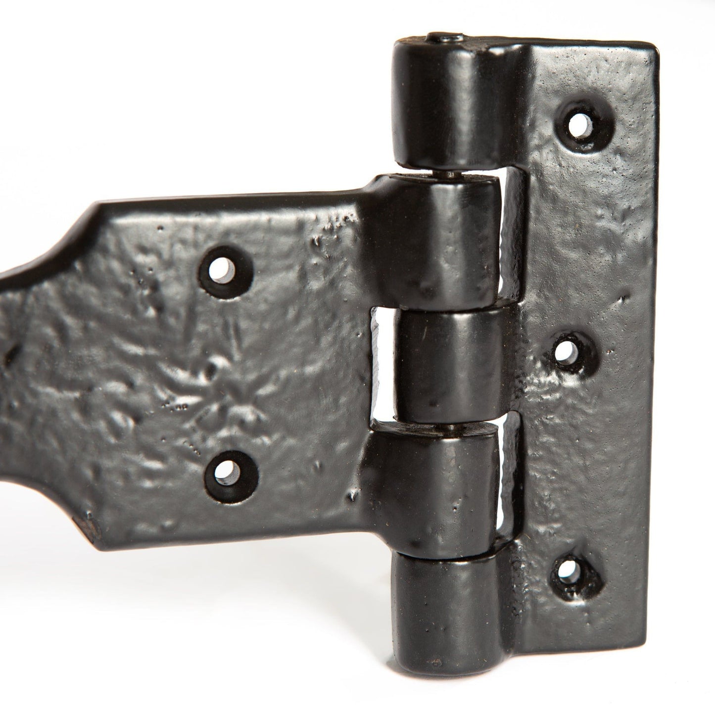 310mm Black Fleur De Lis T-Hinge