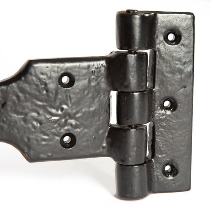 310mm Black Fleur De Lis T-Hinge