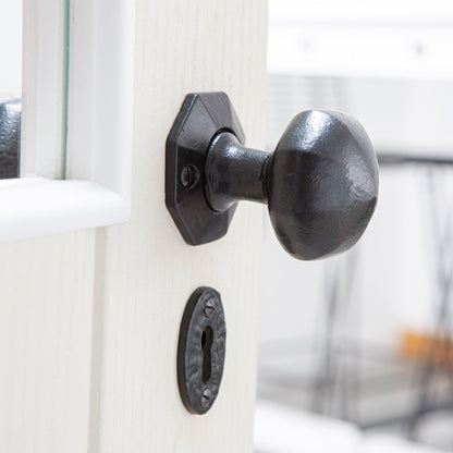 60mm Octagonal Rim & Mortice Door Knob