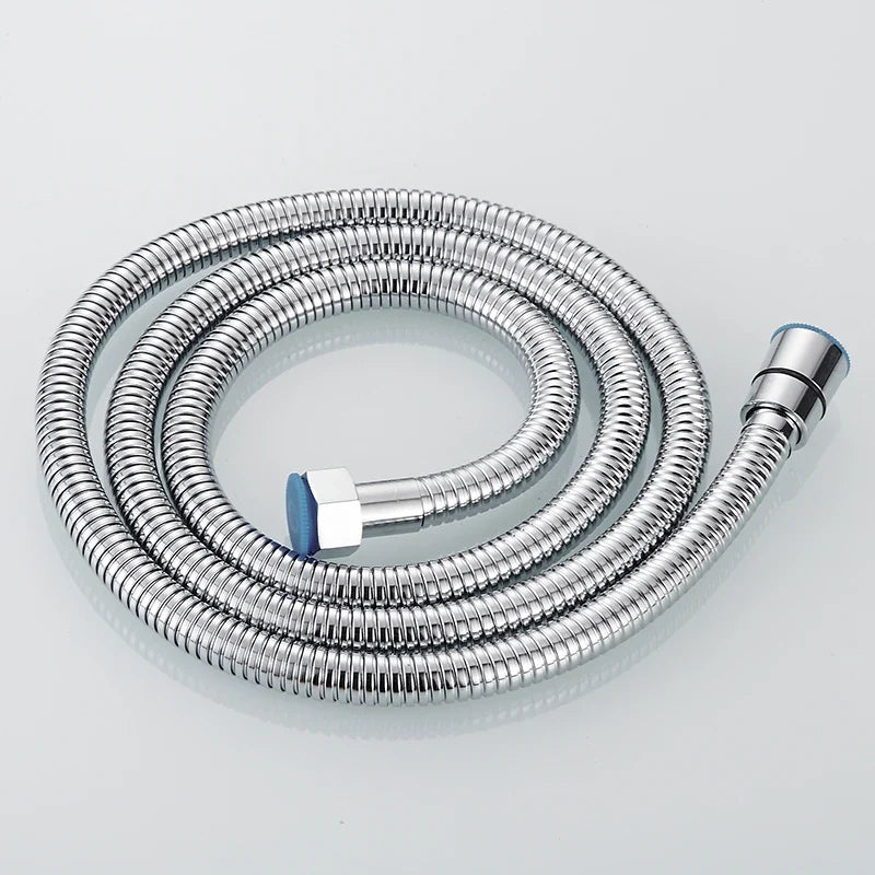 G1/2 " Flexible Brushed Gold Shower Hose 1.5m Antique Plumbing Hose Stainless Steel Gray Bathroom Water Head Shower head Pipe