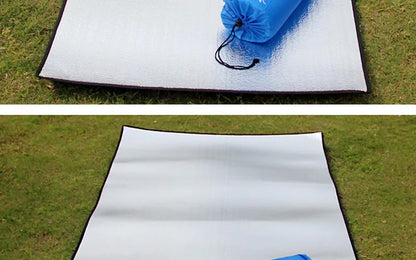 Aluminum Foil Moisture-proof Pad Outdoor Camping Waterproof Tent Footprint Portable Picnic Mat Lightweight HIking Sleeping Pad