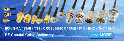FEP Brown Jacket RG142 Coaxial Cable Silver-plated Copper Double Shielded RF Coaxial Cable 50 Ohm Low Loss BEVOTOP