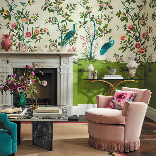 Florence Fig Blossom/Apple/Peony Wallpaper