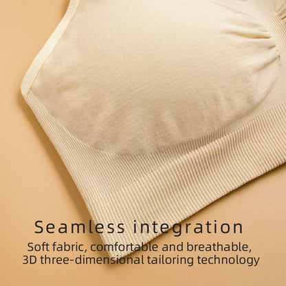 plus Size Seamless Nursing Bra for Women Breathable Maternity Push up Front Closure Underwear Adjustable Straps Wire-Free