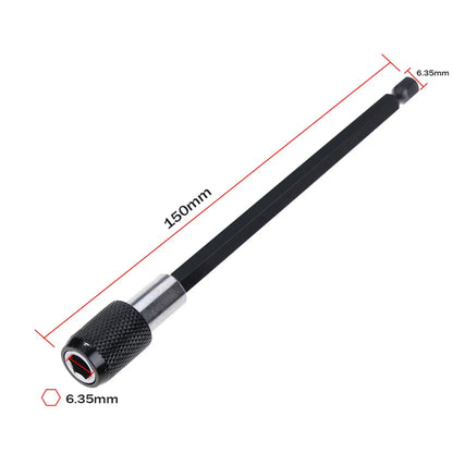 1/4 Inch Hex Shank Quick Release Screwdriver Bit Holder Extension Bar 60mm 100mm 150mm