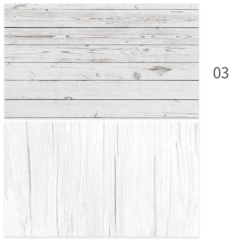 Marble Photography Backdrops 57*87CM 2 Sided Wood Grain Photo Background Wallpaper Studio Waterproof Products Photographic Props
