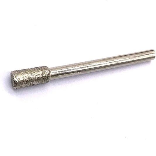 5PCS Diamond Coated Cylindrical Burr 4mm Chainsaw Sharpener Stone File Chain Saw Sharpening Carving Grinding Tools