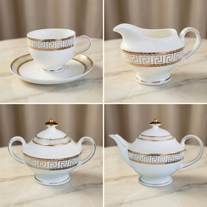 Heritage Gold Tea Set - Service for 6 (15 Pieces)