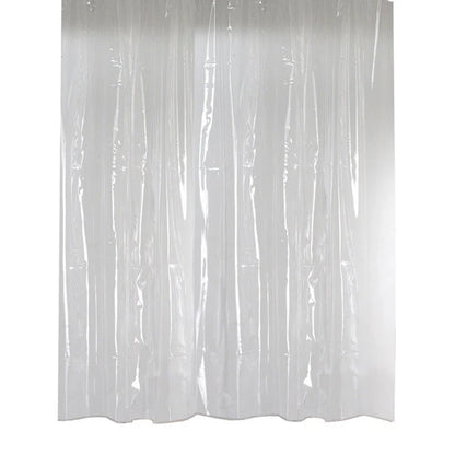 Transparent Shower Curtain Waterproof Clear White PEVA Bath Curtains Liner for Bathroom Mildew Home Hotel with Free Hooks