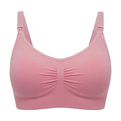 plus Size Seamless Nursing Bra for Women Breathable Maternity Push up Front Closure Underwear Adjustable Straps Wire-Free