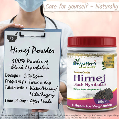 DivyaHerb Himej Powder 100 gram - Digestive Comfort Support