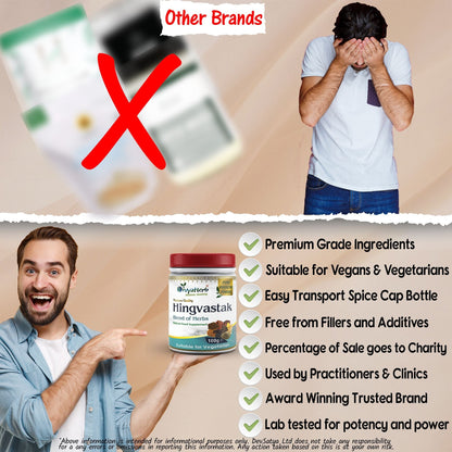 DivyaHerb Hingvastak Powder 100 gram - Digestive Comfort Support