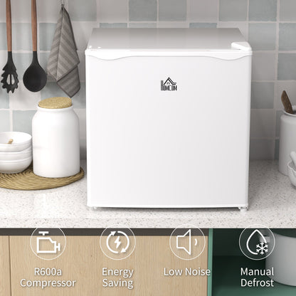 HOMCOM 35L Mini Freezer, -24\'e2\'84\'83 to -14\'e2\'84\'83 Temperature - White