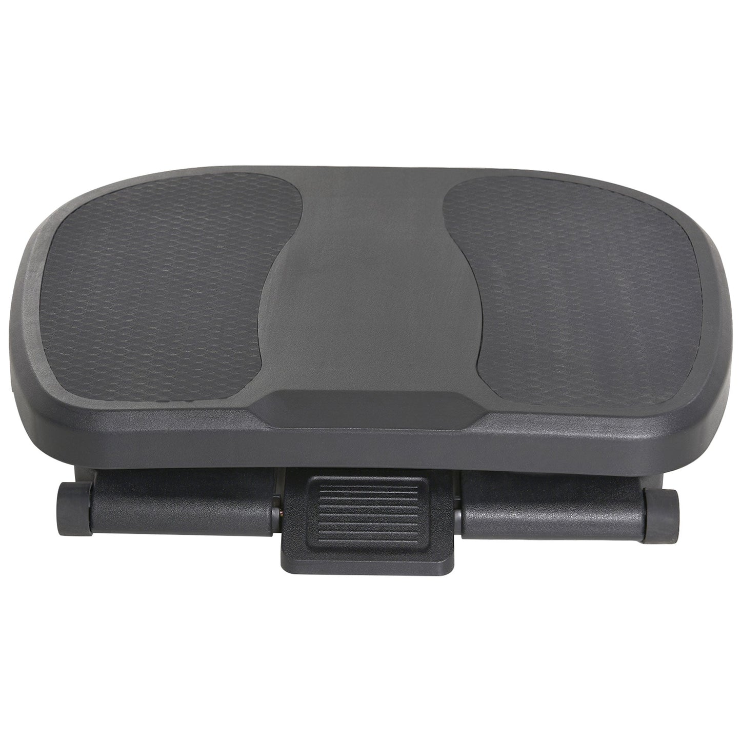 HOMCOM 0-30° Three-Height Under-Desk Support Footrest - Black