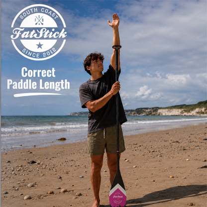 FREE BAG | Full 1 Piece Carbon SUP Paddle Board Paddle