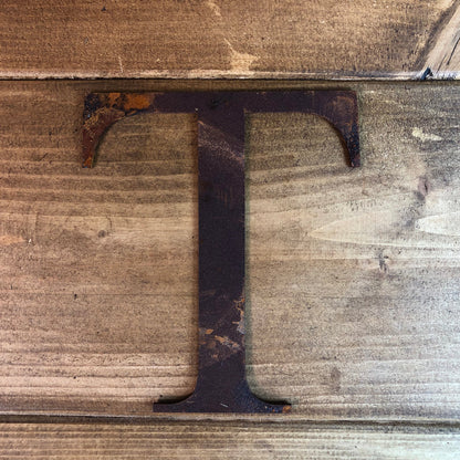 Classic Rusty Metal Letters 5" And 12" A-Z 0-9 Rustic Signs For The Home And Garden