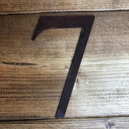 Classic Rusty Metal Letters 5" And 12" A-Z 0-9 Rustic Signs For The Home And Garden