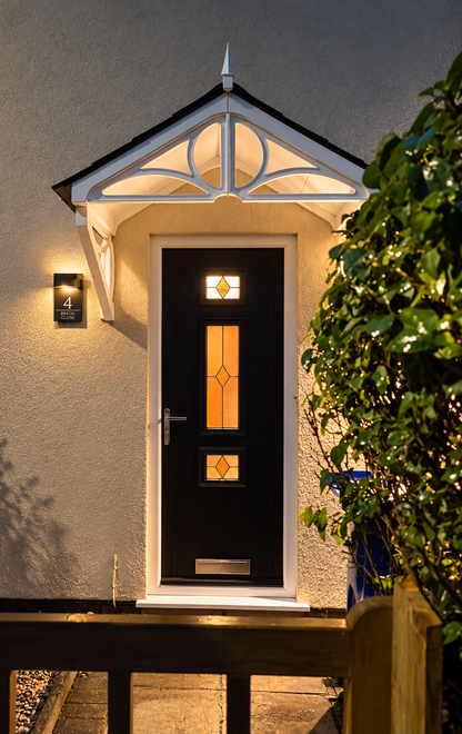 Althorp Door Canopy 149cm - Flat Pack Porch Canopy