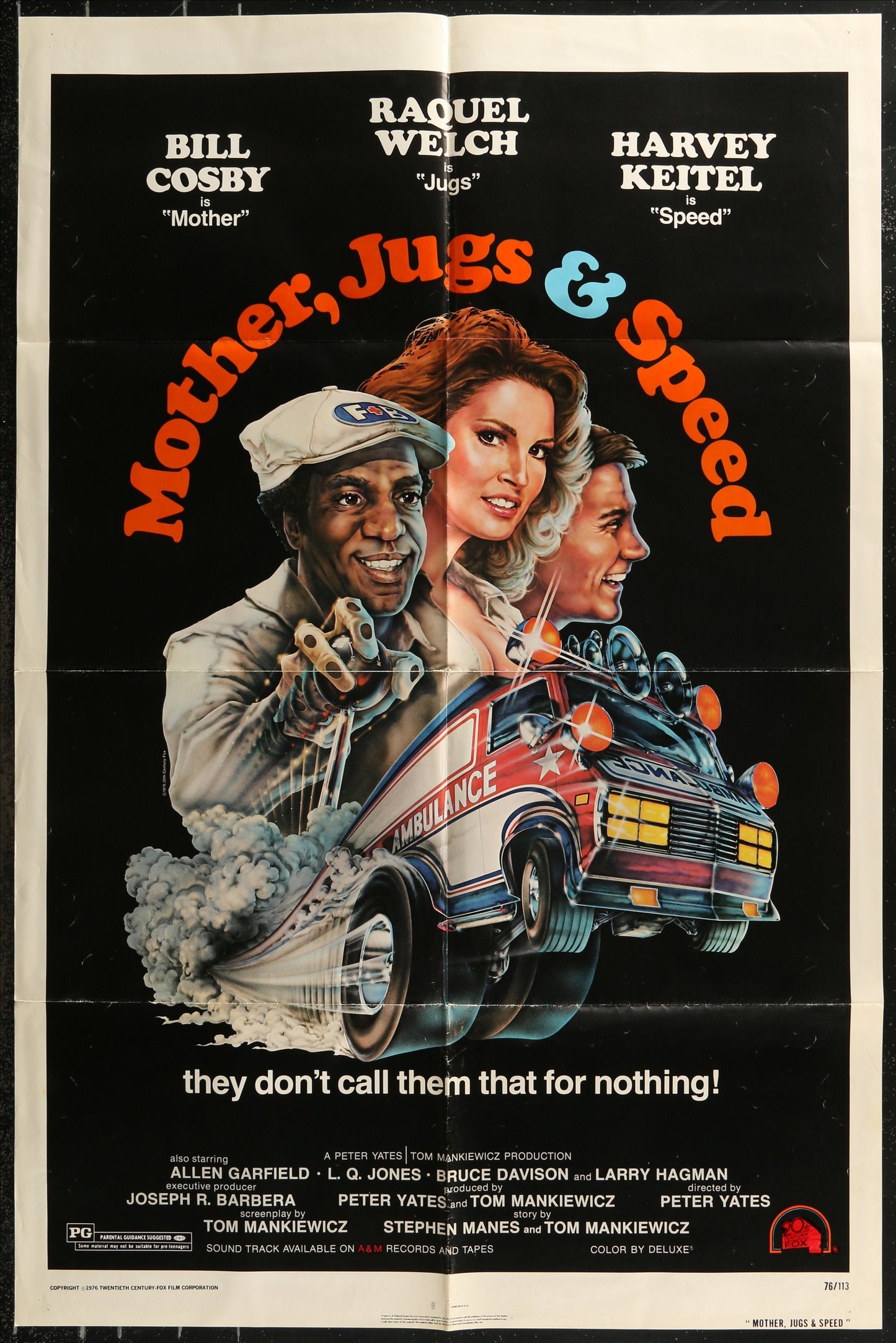 Mother, Jugs & Speed (1976) Original US One Sheet Movie Poster