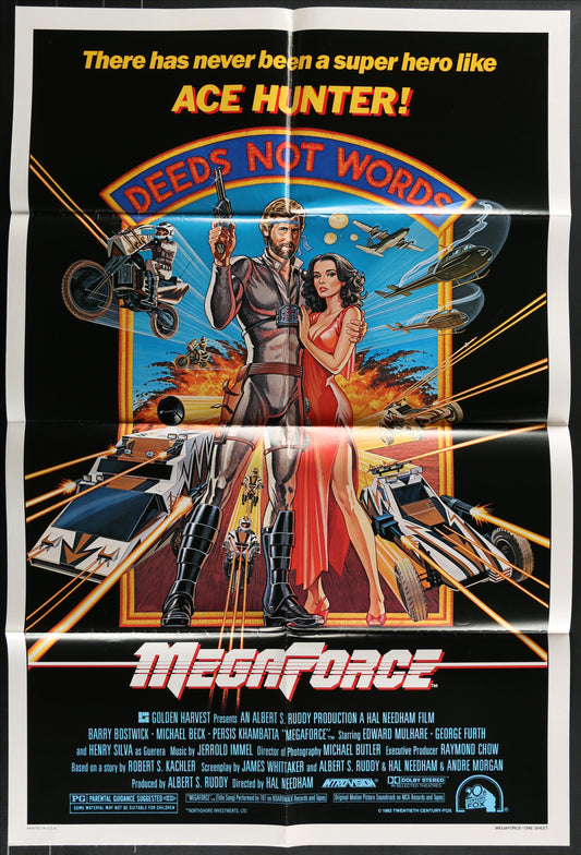Megaforce (1982) Original US One Sheet Movie Poster