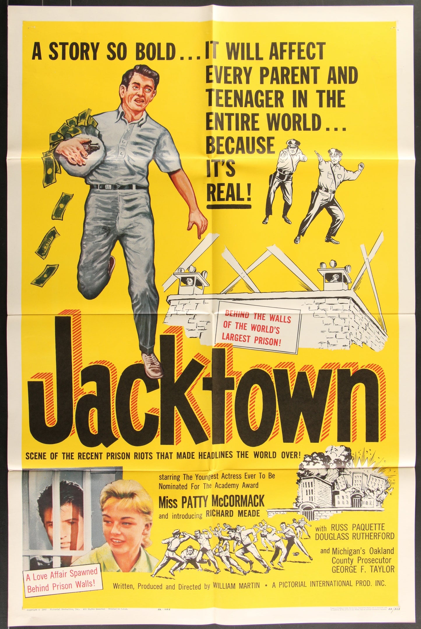 Jacktown (1962) Original US One Sheet Movie Poster