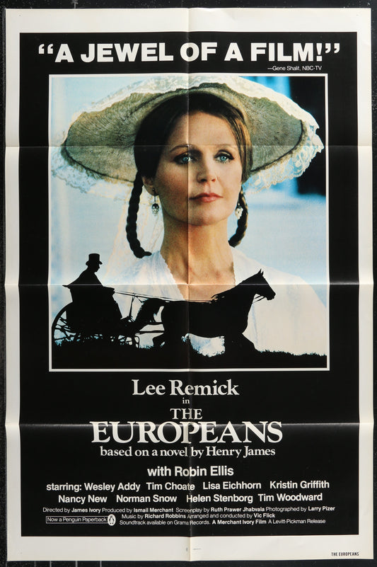 The Europeans (1979) Original US One Sheet Movie Poster