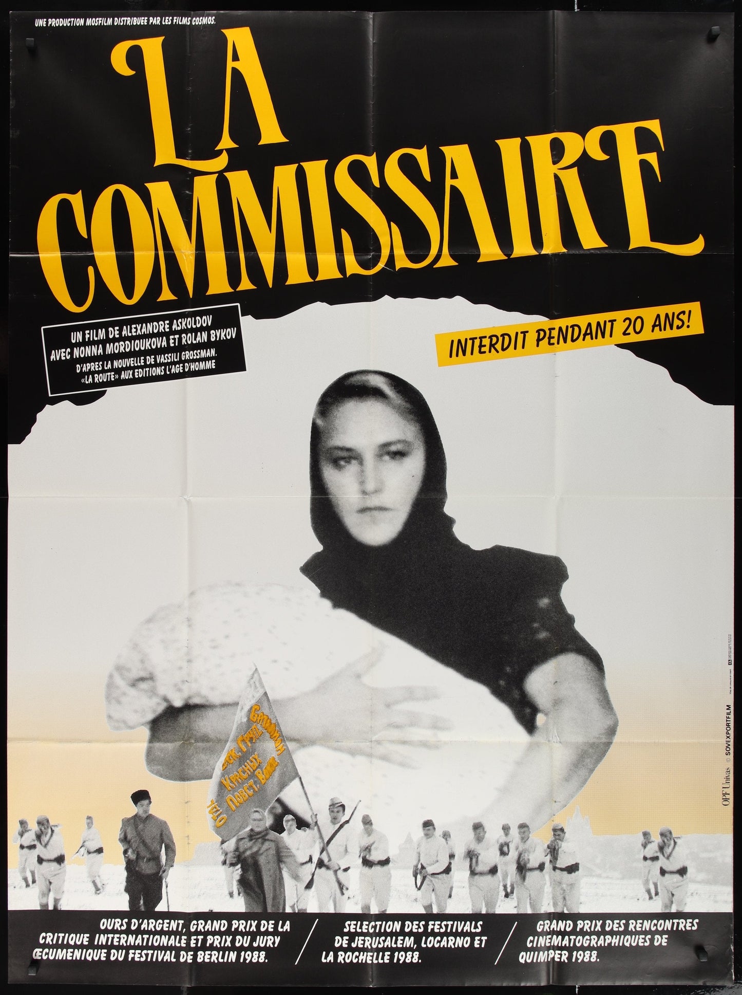 La Commissaire (1988 RR) Original French Grande Movie Poster