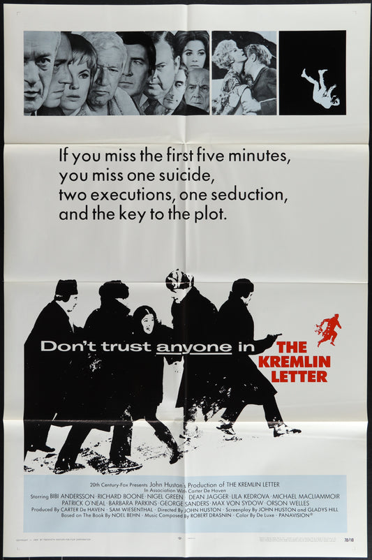 The Kremlin Letter (1970) Original US One Sheet Movie Poster