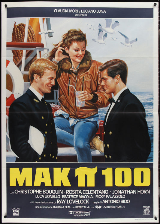 Mak π 100 (1988) Original Italian One Panel Movie Poster