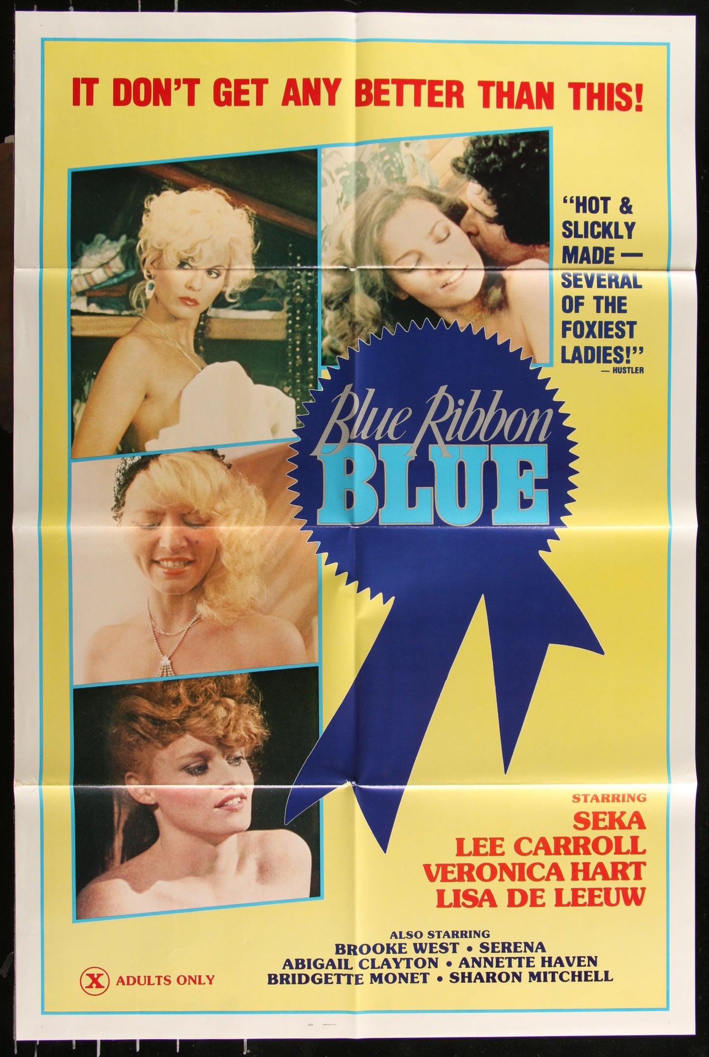 Blue Ribbon Blue (1985) Original US One Sheet Movie Poster