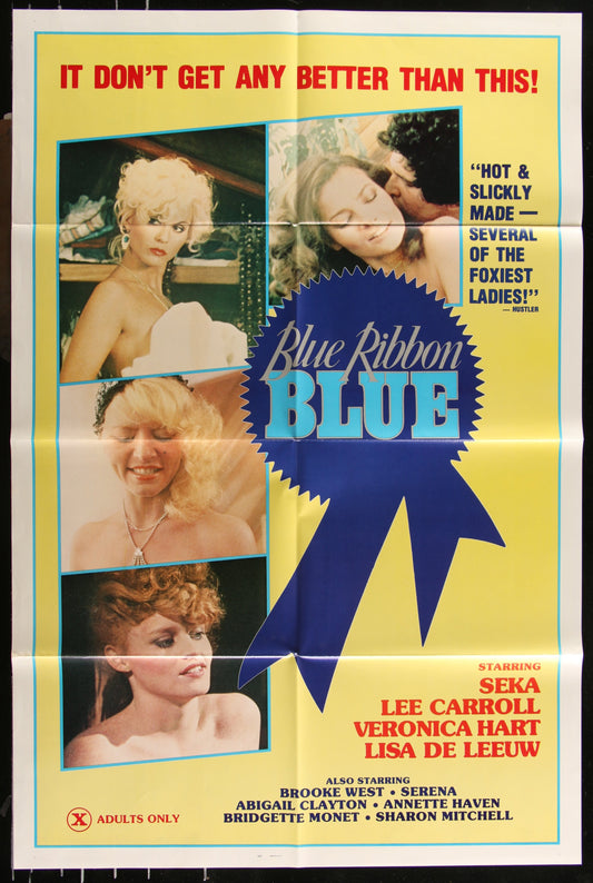 Blue Ribbon Blue (1985) Original US One Sheet Movie Poster