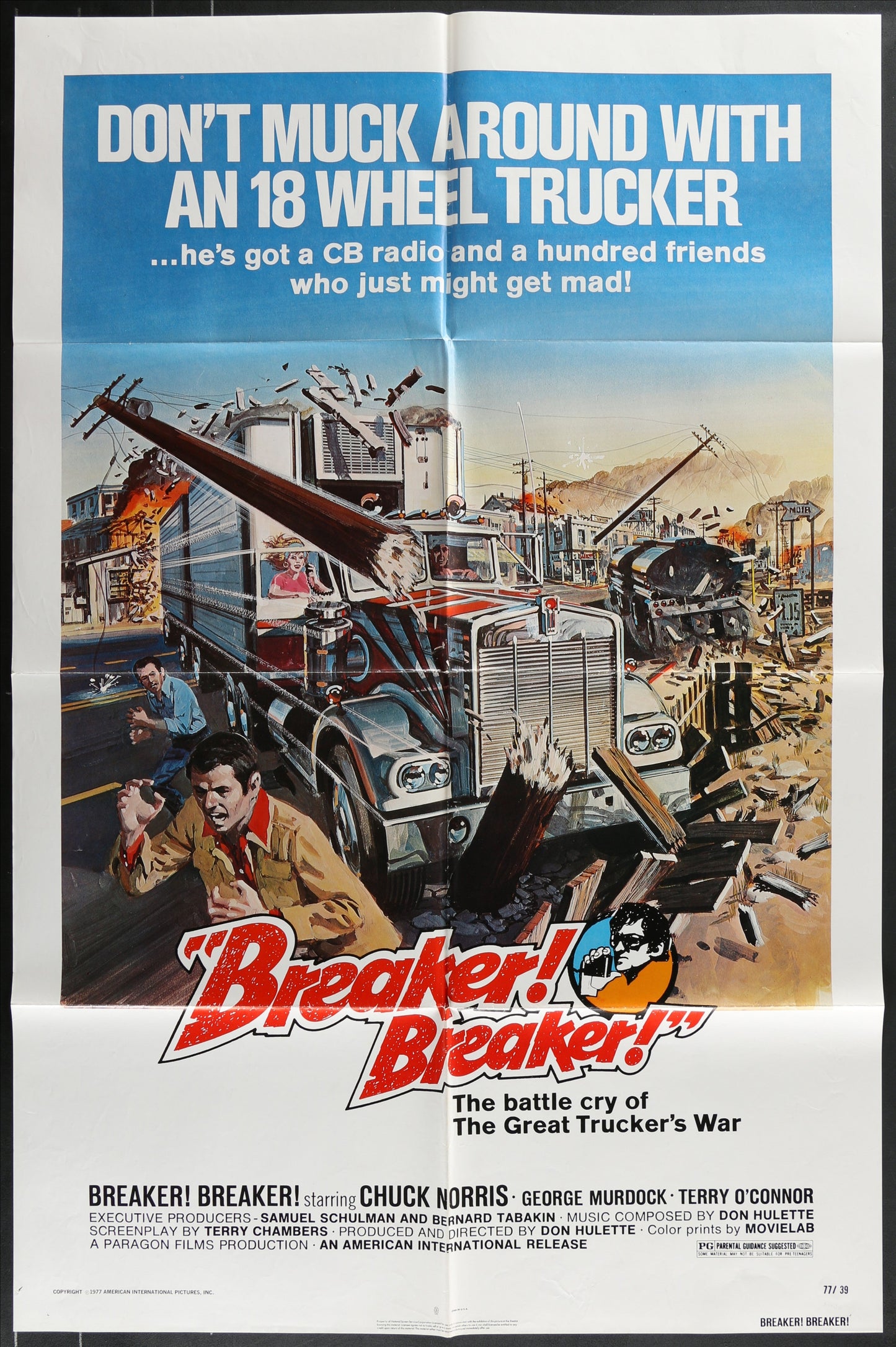 Breaker! Breaker! (1977) Original US One Sheet Movie Poster