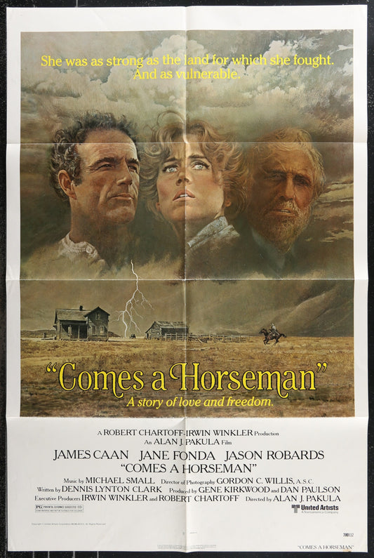 Comes A Horseman (1978) Original US One Sheet Movie Poster